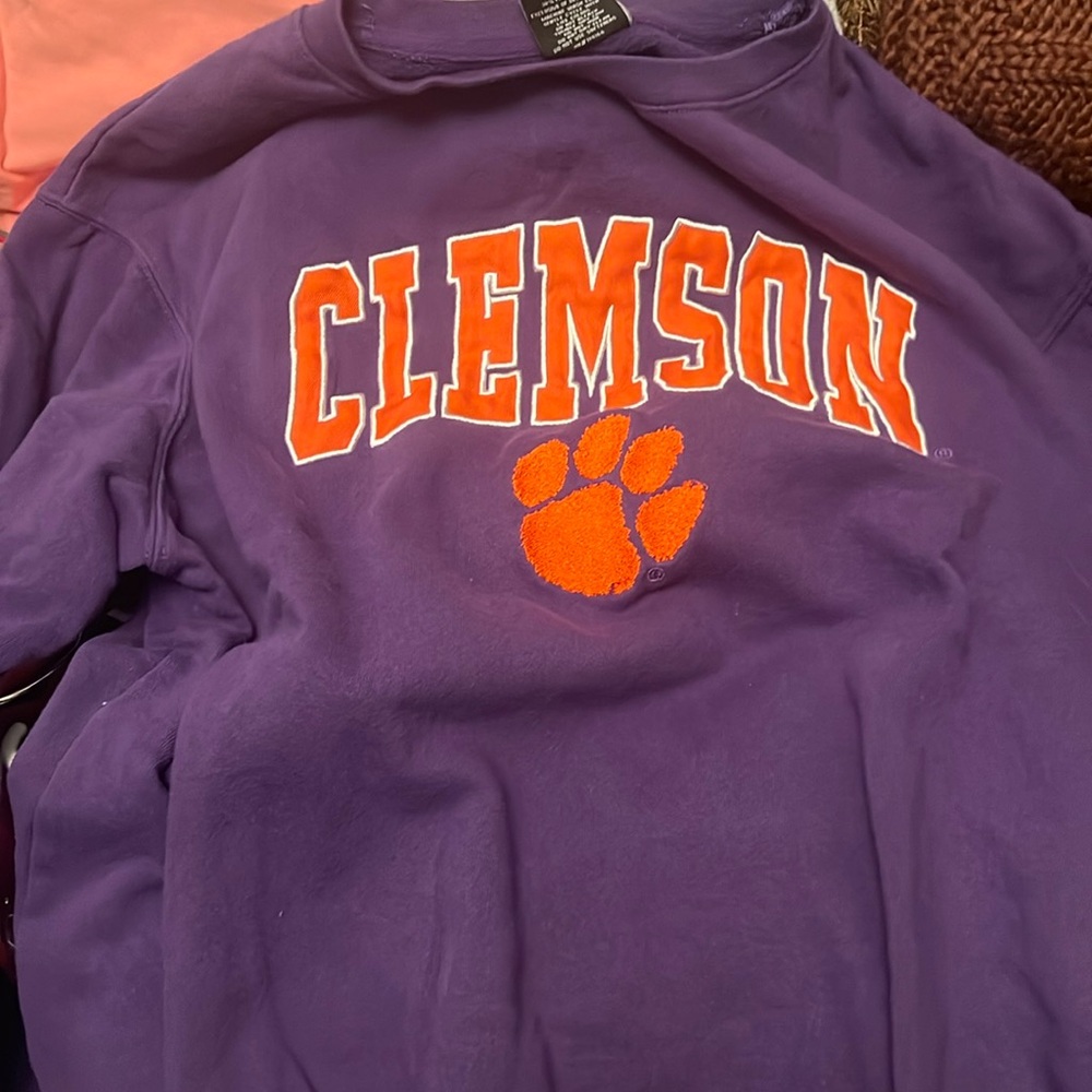 men’s clemson sweatshirt